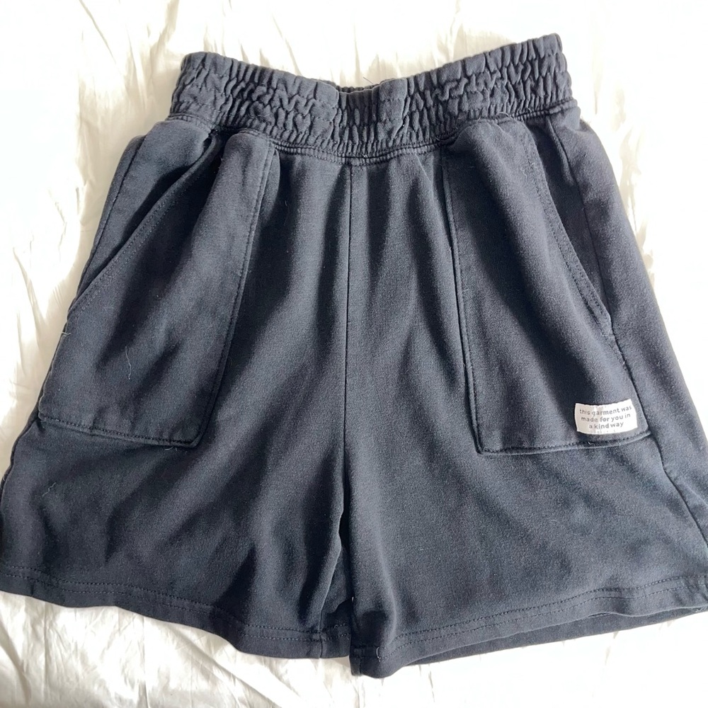 H&M Black XS Women's Lounge High-Waisted Shorts